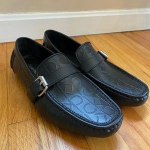 Calvin Klein Men’s Markus Brushed Leather Loafers